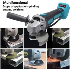 DRILLPRO 18V 125mm 800W Brushless Winkelschleifer Elektrisches Schleifwerkzeug 9 DRILLPRO 18V 125mm 800W Brushless Winkelschleifer Elektrisches Schleifwerkzeug -Winkelschleifer & Mauernutfräsen Verkäufe 56657574 5