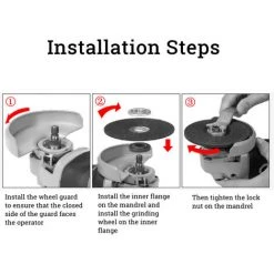 DRILLPRO Kabellose Bürstenlose Winkelschleifer-Schneidsätze -Winkelschleifer & Mauernutfräsen Verkäufe 57126308 4