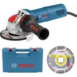 ROBERT BOSCH GMBH Bosch Winkelschleifer GWX 9-125 S Professional, Ausführung: 0615990L0V, Koffer/Dia-TS