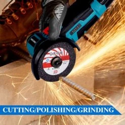 ONEVAN Mini Winkelschleifer 12V Akku-Winkelschleifer 19500 U/min Schleifen Metallschneiden Holz Ohne Bürste Ohne Kabel - Mit 2*Akku + 1*Tasche + 2*Diskette 9 ONEVAN Mini Winkelschleifer 12V Akku-Winkelschleifer 19500 U/min Schleifen Metallschneiden Holz Ohne Bürste Ohne Kabel - Mit 2*Akku + 1*Tasche + 2*Diskette -Winkelschleifer & Mauernutfräsen Verkäufe 57487232 5