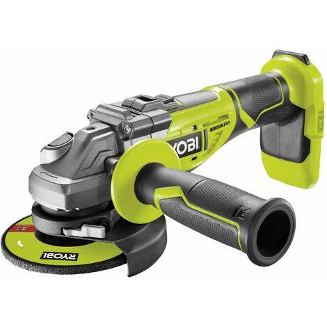 RYOBI Akku-Winkelschleifer R18AG7-0 18V 125mm, Schleifer, Trennschleifer, Schleifhexe, Bürstenlos, Ohne Akku 1 RYOBI Akku-Winkelschleifer R18AG7-0 18V 125mm, Schleifer, Trennschleifer, Schleifhexe, Bürstenlos, Ohne Akku