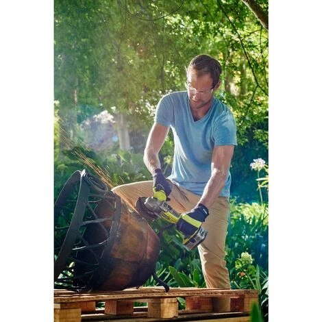 RYOBI Akku-Winkelschleifer R18AG7-0 18V 125mm, Schleifer, Trennschleifer, Schleifhexe, Bürstenlos, Ohne Akku 4 RYOBI Akku-Winkelschleifer R18AG7-0 18V 125mm, Schleifer, Trennschleifer, Schleifhexe, Bürstenlos, Ohne Akku – Bild 4