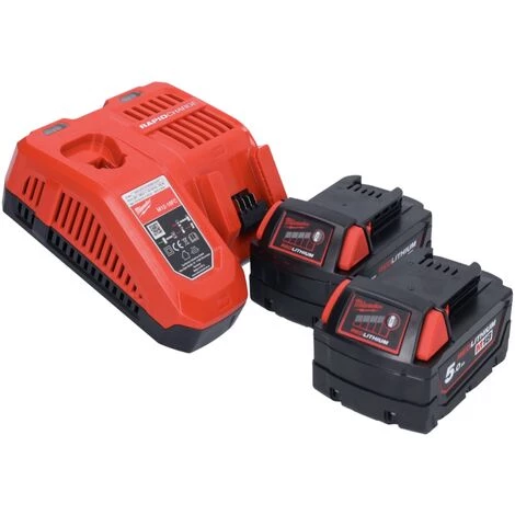 .MILWAUKEE. Milwaukee M18 FSAGV115XPDB-502 Akku Winkelschleifer 18 V 115 Mm Brushless + 2x Akku 5,0 Ah + Ladegerät 5 .MILWAUKEE. Milwaukee M18 FSAGV115XPDB-502 Akku Winkelschleifer 18 V 115 Mm Brushless + 2x Akku 5,0 Ah + Ladegerät – Bild 5