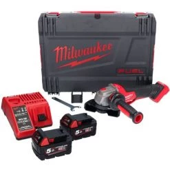 .MILWAUKEE. Milwaukee M18 FSAGV115XPDB-502X Akku Winkelschleifer 18 V 115 Mm Brushless + 2x Akku 5,0 Ah + Ladegerät + HD Box 7 .MILWAUKEE. Milwaukee M18 FSAGV115XPDB-502X Akku Winkelschleifer 18 V 115 Mm Brushless + 2x Akku 5,0 Ah + Ladegerät + HD Box -Winkelschleifer & Mauernutfräsen Verkäufe 57876751 3