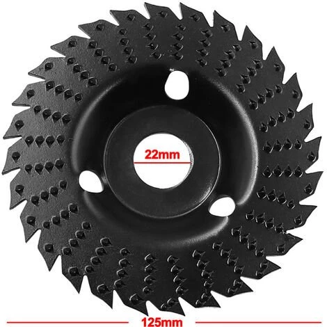 THSINDE Holzbearbeitung Schleifformung Dornscheibe 125 Typ Winkelschleifer Schleifscheibe Holzschleifblatt Formung Feilenscheibe Rundschleifscheibe 125mm Plansägezahntyp 3 THSINDE Holzbearbeitung Schleifformung Dornscheibe 125 Typ Winkelschleifer Schleifscheibe Holzschleifblatt Formung Feilenscheibe Rundschleifscheibe 125mm Plansägezahntyp – Bild 3