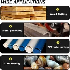 LIFCAUSAL 6 Gänge Verstellbarer Winkelschleifer Mini Akku Elektrische Polierschneidemaschine Elektrowerkzeug -Winkelschleifer & Mauernutfräsen Verkäufe 59307950 4