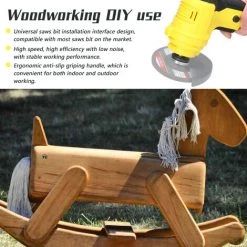 LIFCAUSAL 6 Gänge Verstellbarer Winkelschleifer Mini Akku Elektrische Polierschneidemaschine Elektrowerkzeug -Winkelschleifer & Mauernutfräsen Verkäufe 59307950 5