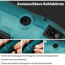 UISEBRT 226-tlg Mini-Winkelschleifer Set - Multifunktionswerkzeug Mit Flexiblem Schaft (226-tlg) -Winkelschleifer & Mauernutfräsen Verkäufe 59928684 4