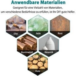 UISEBRT 226-tlg Mini-Winkelschleifer Set - Multifunktionswerkzeug Mit Flexiblem Schaft (226-tlg) -Winkelschleifer & Mauernutfräsen Verkäufe 59928684 5