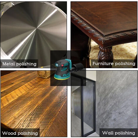 ASUPERMALL Akku-Elektroschleifer 8000/10000/12000 U / Min 3-Gang-Getriebe Einstellbarer Holzschleifer Polierer Multifunktionale Polierschleifmaschine Kompatibel Mit Makita-Akku 4 ASUPERMALL Akku-Elektroschleifer 8000/10000/12000 U / Min 3-Gang-Getriebe Einstellbarer Holzschleifer Polierer Multifunktionale Polierschleifmaschine Kompatibel Mit Makita-Akku – Bild 4