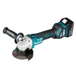 BL 18V LXT Mini Grinder 115mm SAR 5Ah 2 Batt MakP Brake/Dial/ADT - MAKITA
