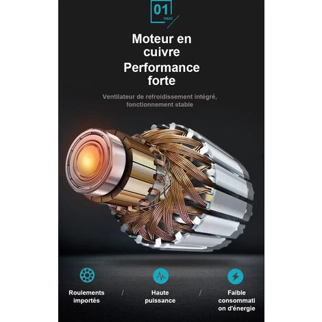 BLACKPINE - 125 Mm GA5034 Winkelschleifer Mit Kabel - Lieferung Mit Seitengriff 800 W 11000 U / Min 3 BLACKPINE - 125 Mm GA5034 Winkelschleifer Mit Kabel - Lieferung Mit Seitengriff 800 W 11000 U / Min – Bild 3