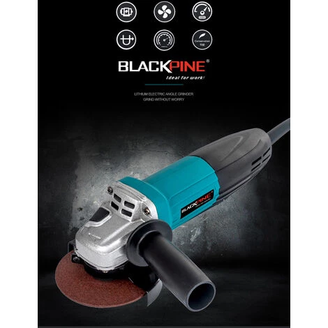 BLACKPINE - 125 Mm GA5034 Winkelschleifer Mit Kabel - Lieferung Mit Seitengriff 800 W 11000 U / Min 4 BLACKPINE - 125 Mm GA5034 Winkelschleifer Mit Kabel - Lieferung Mit Seitengriff 800 W 11000 U / Min – Bild 4