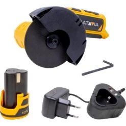 BATAVIA Akku-Winkelschleifer 12V FIXXPACK | Inkl. Akkuladegerät