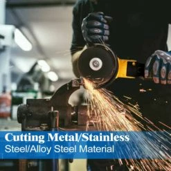 ONEVAN Winkelschleifer 125 Mm 1280W - Bürstenloser Winkelschleifer | Geeignet Für Makita 18V - Gelb - Mit 2*Batterien 1*Aufbewahrungstasche 8 ONEVAN Winkelschleifer 125 Mm 1280W - Bürstenloser Winkelschleifer | Geeignet Für Makita 18V - Gelb - Mit 2*Batterien 1*Aufbewahrungstasche -Winkelschleifer & Mauernutfräsen Verkäufe 61310390 4