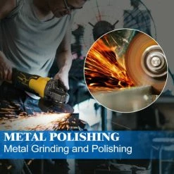 ONEVAN Winkelschleifer 125 Mm 1280W - Bürstenloser Winkelschleifer | Geeignet Für Makita 18V - Gelb - Mit 2*Batterien Und 2*Scheiben 9 ONEVAN Winkelschleifer 125 Mm 1280W - Bürstenloser Winkelschleifer | Geeignet Für Makita 18V - Gelb - Mit 2*Batterien Und 2*Scheiben -Winkelschleifer & Mauernutfräsen Verkäufe 63594692 5