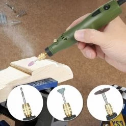 LIFCAUSAL KKmoon Akku-Rotationswerkzeug-Kit, 15000 U/min, Variable Geschwindigkeit, USB-wiederaufladbares Elektrisches Schleifwerkzeug, Schneide-Polierwerkzeug Mit Mehreren Aufsätzen Für Holzschnitzereien, Schmuckherstellung, DIY-Basteln -Winkelschleifer & Mauernutfräsen Verkäufe 63812887 5