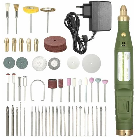 LIFCAUSAL Multifunktionaler Mini-Elektroschleifer Mit Variabler Drehzahl Und Zubehör-Kit Bohrmaschine Schleifen Fräsen Gravieren Polierwerkzeuge AC100-240V EU-Stecker 5 LIFCAUSAL Multifunktionaler Mini-Elektroschleifer Mit Variabler Drehzahl Und Zubehör-Kit Bohrmaschine Schleifen Fräsen Gravieren Polierwerkzeuge AC100-240V EU-Stecker – Bild 5