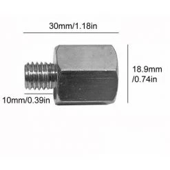 LIFCAUSAL 1 PCS M14 Bis M10 Winkelschleifer Schnittstellenstecker Konverter Adapter Winkelschleifer Praktisches Zubehör Polierer Schnittstellenadapter -Winkelschleifer & Mauernutfräsen Verkäufe 63813010 3