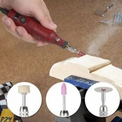 LIFCAUSAL 12-V-Mini-Rotationswerkzeug, Tragbare Elektrische Mühle, 5000–15000 U/min, Rotationsschneider Mit Variabler Geschwindigkeit, Mit 24 Aufsätzen Für Bastelprojekte Und DIY-Kreationen -Winkelschleifer & Mauernutfräsen Verkäufe 63813072 5