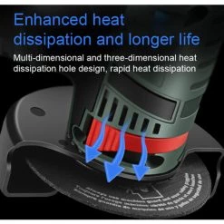 LIFCAUSAL 19500 U / Min Akku-Elektro-Keramikfliesen-Reinigungsmaschine Winkelschleifmaschine Bürstenlose Kupfer-Wohnmobil-Haushalts-tragbare Handheld-Dienstprogramm-Schneideschleifmaschine -Winkelschleifer & Mauernutfräsen Verkäufe 63982524 4
