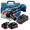 Akku-Winkelschleifer BOSCH GWX 18V-10 X-LOCK (2x5.0Ah L-BOXX)