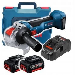 Akku-Winkelschleifer BOSCH GWX 18V-10 X-LOCK (2x5.0Ah L-BOXX)