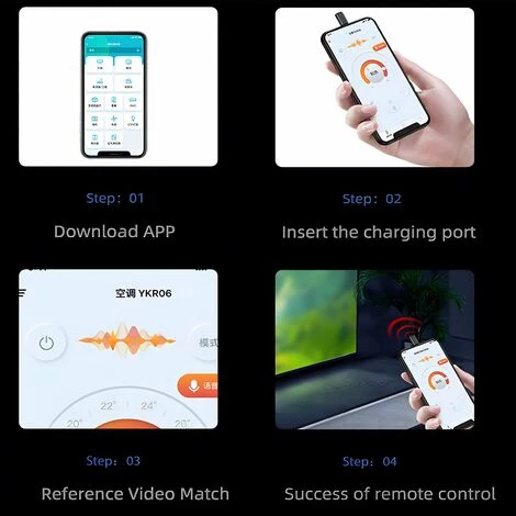 LIFCAUSAL Neuer IR Appliances Drahtloser Infrarot-Fernbedienungsadapter Mobiler Infrarot-Telefonsender Für IPhone/Micro-USB/Typ-C-Blitzanschluss (schwarz). 4 LIFCAUSAL Neuer IR Appliances Drahtloser Infrarot-Fernbedienungsadapter Mobiler Infrarot-Telefonsender Für IPhone/Micro-USB/Typ-C-Blitzanschluss (schwarz). – Bild 4