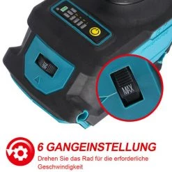 ONEVAN Winkelschleifer - 2000W 125MM 6-Gang Bürstenloser Elektro-Winkelschleifer Mit Lithium-Ionen Akku Passend Für Makita 18V Akku - Mit 2 Akkus 8 ONEVAN Winkelschleifer - 2000W 125MM 6-Gang Bürstenloser Elektro-Winkelschleifer Mit Lithium-Ionen Akku Passend Für Makita 18V Akku - Mit 2 Akkus -Winkelschleifer & Mauernutfräsen Verkäufe 64520583 4