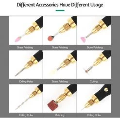 SUPERSELLER HB-005 Mini Handheld Electric Grinder Kleine Holzschnitzerei Elektrische Polier-und Schneidemaschine Carving Tools 9 SUPERSELLER HB-005 Mini Handheld Electric Grinder Kleine Holzschnitzerei Elektrische Polier-und Schneidemaschine Carving Tools -Winkelschleifer & Mauernutfräsen Verkäufe 64683869 5