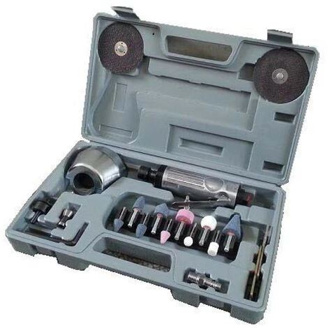 DEMA Druckluft Trennschleifer Winkelschleifer Schleifer Poliermaschine Set 20tlg 1 DEMA Druckluft Trennschleifer Winkelschleifer Schleifer Poliermaschine Set 20tlg