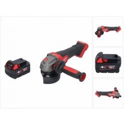 .MILWAUKEE. Milwaukee M18 FSAGV115XPDB-401 Akku Winkelschleifer 18 V 115 Mm Brushless + 1x Akku 4,0 Ah - Ohne Ladegerät