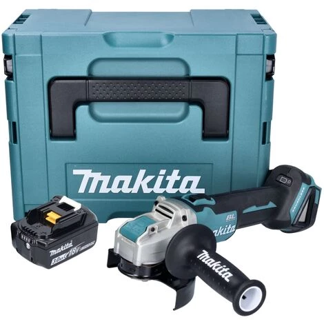 Makita DGA 521 F1X1J Akku Winkelschleifer 18 V 125 Mm X-LOCK Brushless + 1x Akku 3,0 Ah + Makpac - Ohne Ladegerät 2 Makita DGA 521 F1X1J Akku Winkelschleifer 18 V 125 Mm X-LOCK Brushless + 1x Akku 3,0 Ah + Makpac - Ohne Ladegerät – Bild 2