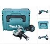 Makita DGA 521 ZX1J Akku Winkelschleifer 18 V 125 Mm X-LOCK Brushless + Makpac - Ohne Akku, Ohne Ladegerät
