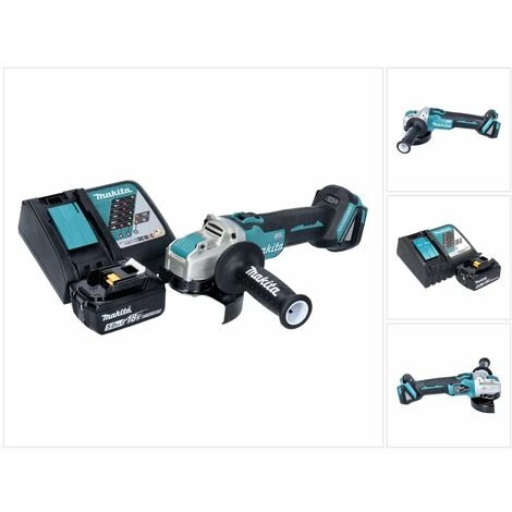 Makita DGA 521 RT1X1 Akku Winkelschleifer 18 V 125 Mm X-LOCK Brushless + 1x Akku 5,0 Ah + Ladegerät 1 Makita DGA 521 RT1X1 Akku Winkelschleifer 18 V 125 Mm X-LOCK Brushless + 1x Akku 5,0 Ah + Ladegerät