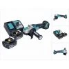 Makita DGA 521 RFX1 Akku Winkelschleifer 18 V 125 Mm X-LOCK Brushless + 2x Akku 3,0 Ah + Ladegerät