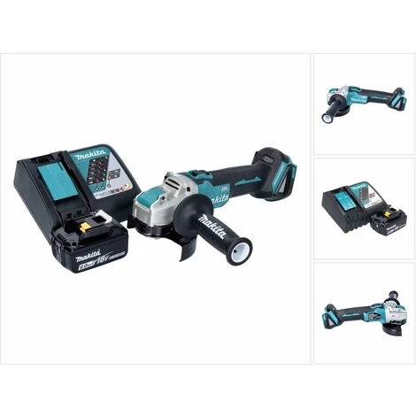 Makita DGA 521 RG1X1 Akku Winkelschleifer 18 V 125 Mm X-LOCK Brushless + 1x Akku 6,0 Ah + Ladegerät 1 Makita DGA 521 RG1X1 Akku Winkelschleifer 18 V 125 Mm X-LOCK Brushless + 1x Akku 6,0 Ah + Ladegerät