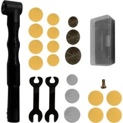 HAPPYSHOPPING 90°-Winkel-Kompaktmühlenschleifer Multifunktions-Elektroschleifmaschine Mehrzweck-Poliergerät Mit 3-mm-Spannzange Und Schleifpapier, Schwarz