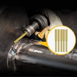 ILOVEMILAN 5 X Diamant-Kettensägenschärfer, Superharte, Titanbeschichtete Schleifscheibe, Kettensägen-Schleifstein, 5/32 Zoll, 4 Mm