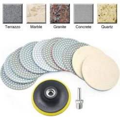 ILOVEMILAN 10er-Pack 10 Cm Diamant-Polierpads – Nassschleifblätter Diamant-Nassschleifblätter Steinpolierblätter Marmor Granitfliesen Aufgearbeitete Weiche Polierblätter (Maschenweite 50) 8 ILOVEMILAN 10er-Pack 10 Cm Diamant-Polierpads – Nassschleifblätter Diamant-Nassschleifblätter Steinpolierblätter Marmor Granitfliesen Aufgearbeitete Weiche Polierblätter (Maschenweite 50) -Winkelschleifer & Mauernutfräsen Verkäufe 65948560 4