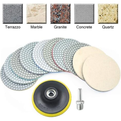 ILOVEMILAN 10er-Pack 10 Cm Diamant-Polierpads – Nassschleifblätter Diamant-Nassschleifblätter Steinpolierblätter Marmor Granitfliesen Aufgearbeitete Weiche Polierblätter (Maschenweite 50) 4 ILOVEMILAN 10er-Pack 10 Cm Diamant-Polierpads – Nassschleifblätter Diamant-Nassschleifblätter Steinpolierblätter Marmor Granitfliesen Aufgearbeitete Weiche Polierblätter (Maschenweite 50) – Bild 4
