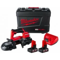 Bandsäge Milwaukee M12FBS64-402C FUEL™ (2 X 4,0 Ah + C12C + Koffer)