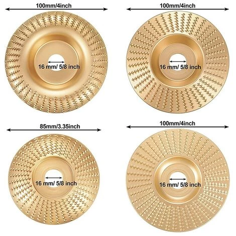 DECKON Von Wolframkarbid-Schleifscheiben, Winkelschleifer Mit 100-mm-Zoll-Öffnung, Holzschnitzscheibe, Holzbearbeitungs-Trainingsscheibe 4 DECKON Von Wolframkarbid-Schleifscheiben, Winkelschleifer Mit 100-mm-Zoll-Öffnung, Holzschnitzscheibe, Holzbearbeitungs-Trainingsscheibe – Bild 4