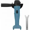 LIFCAUSAL 11500 U/min 800 W Kabelloser Elektrischer Winkelschleifer Multifunktionales Elektrisches Schleifwerkzeug Seitengriff Heimwerker Kleine Holzfliesen Schneiden Polierschleifmaschine Ohne Batterie (Blue-125 Type)