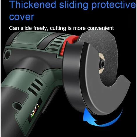 LIFCAUSAL 12V 19500R/Min Kabellose Elektrische Keramikfliesen Reinigungsmaschine Winkelschleifmaschine Bürstenlos Kupfer Motor Home Haushalt Tragbare Handheld Utility Trennschleifmaschine (-EU Plug & One Battery) 3 LIFCAUSAL 12V 19500R/Min Kabellose Elektrische Keramikfliesen Reinigungsmaschine Winkelschleifmaschine Bürstenlos Kupfer Motor Home Haushalt Tragbare Handheld Utility Trennschleifmaschine (-EU Plug & One Battery) – Bild 3