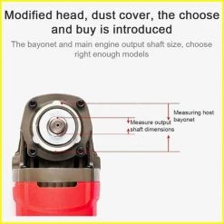 LIFCAUSAL Adapter Für Winkelschleifer Auf Nutmaschine Praktisches Umrüstkopf-Zubehör Professionelles Schnelles Praktisches Hilfswerkzeug (Multicolor-M10) -Winkelschleifer & Mauernutfräsen Verkäufe 67021655 5