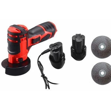 LIFCAUSAL Mini-Winkelschleifer, 19500 U/min, Elektrisches Schleifwerkzeug, Multifunktionaler Schneider Zum Schneiden, Polieren, Keramikfliesen, Holz, Stein, Stahlbürstenmotor (Mehrfarbig-EU-Stecker, 2 Batterien) 1 LIFCAUSAL Mini-Winkelschleifer, 19500 U/min, Elektrisches Schleifwerkzeug, Multifunktionaler Schneider Zum Schneiden, Polieren, Keramikfliesen, Holz, Stein, Stahlbürstenmotor (Mehrfarbig-EU-Stecker, 2 Batterien)