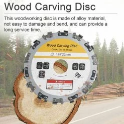 LIFCAUSAL 125 Mm 14 Zähne Holzbearbeitungsscheibe Winkelschleifer Ketten Scheibe Holz Kunststoff Schnitzen Formen Trennscheibe (mehrfarbig) -Winkelschleifer & Mauernutfräsen Verkäufe 67021658 3