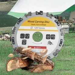 LIFCAUSAL 125 Mm 14 Zähne Holzbearbeitungsscheibe Winkelschleifer Ketten Scheibe Holz Kunststoff Schnitzen Formen Trennscheibe (mehrfarbig) -Winkelschleifer & Mauernutfräsen Verkäufe 67021658 4