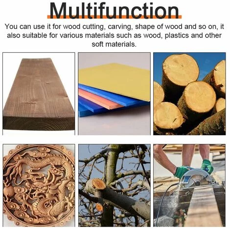 LIFCAUSAL Universelle Ketten Verschleißfeste Holzbearbeitungsscheibe Nutmaschine Ketten Scheibe Holzschnitzerei Trennscheibe Für Typ 100 Winkelschleifer Schnitzen Formschneiden (22T) 4 LIFCAUSAL Universelle Ketten Verschleißfeste Holzbearbeitungsscheibe Nutmaschine Ketten Scheibe Holzschnitzerei Trennscheibe Für Typ 100 Winkelschleifer Schnitzen Formschneiden (22T) – Bild 4